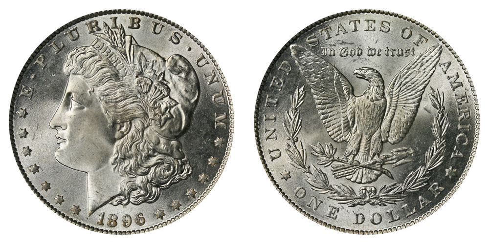 1896 P Morgan Silver Dollars: Value and Prices