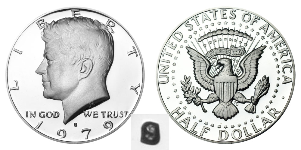 1979 half dollar coin