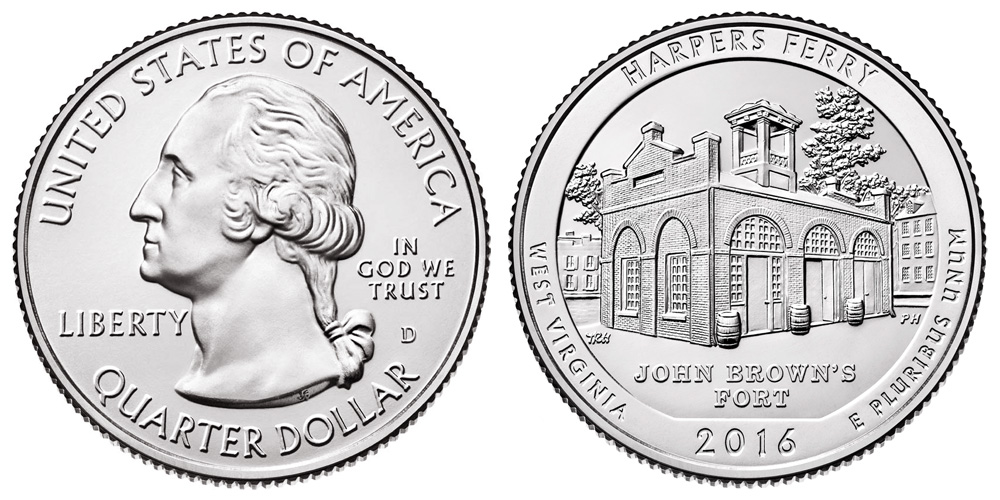 2016 D Harpers Ferry Quarters Value and Prices