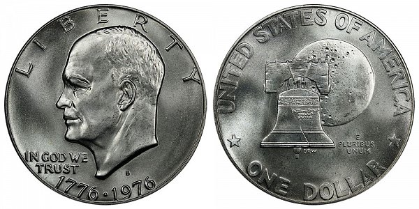 Eisenhower Dollars Bicentennial Design US Coin