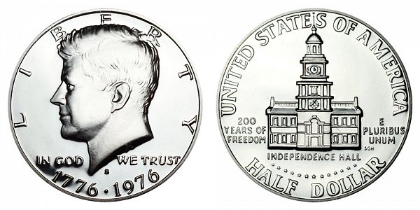 Kennedy Half Dollars Bicentennial Design US Coin