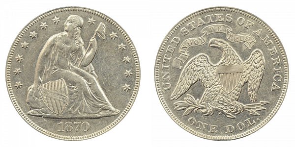 Seated Liberty Dollars Motto Added to Reverse US Coin