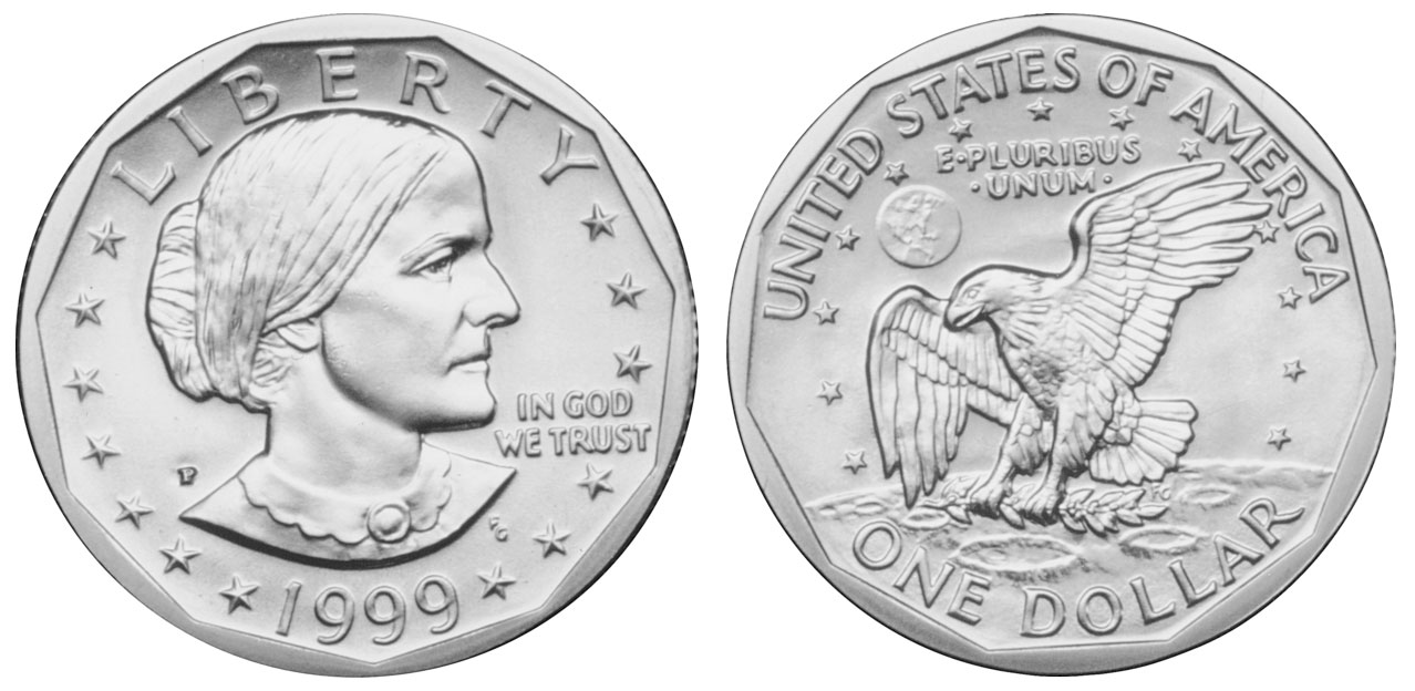 Susan B Anthony Dollars - US