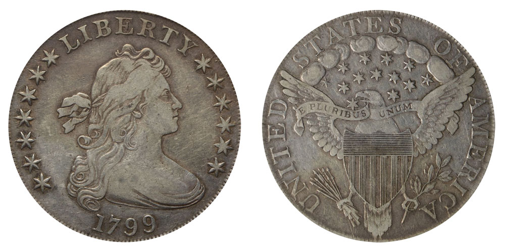 1799 draped bust dollar