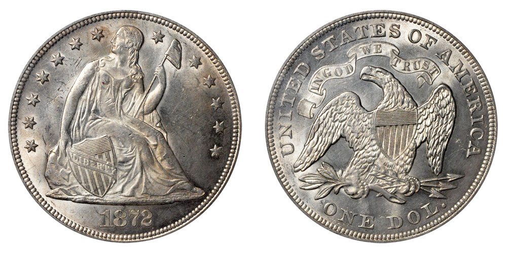 Seated Liberty silver dollar liberty seated dollar