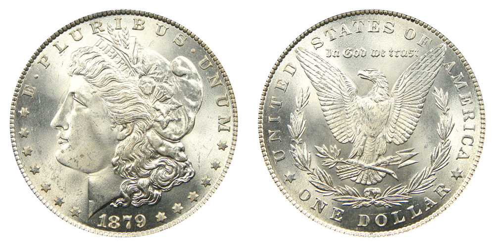 Details about   1879 Morgan Dollar XF EF Extremely Fine 90% Silver $1 US Coin Collectible 