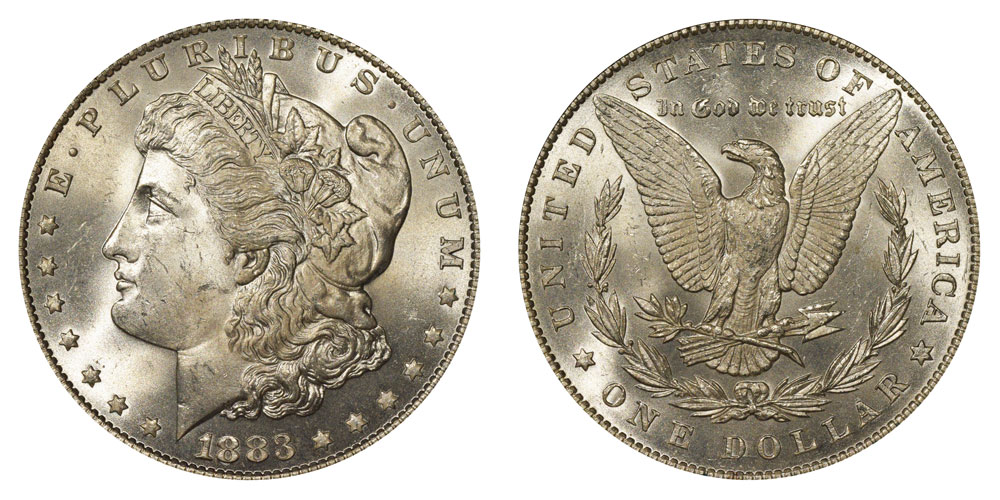 1882 $1 Morgan Silver Dollar XF EF Extremely Fine