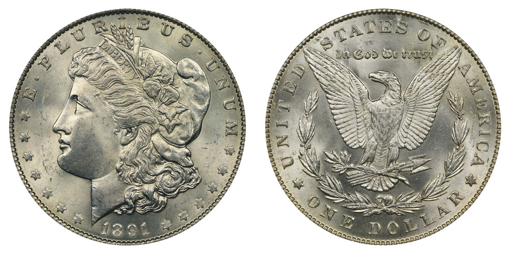 1891 Morgan Silver Dollar Coin Value Prices, Photos & Info