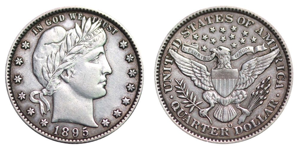 1895 O Barber Quarter Coin Value Prices, Photos & Info