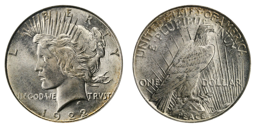 1923 Peace Silver Dollar Value Chart