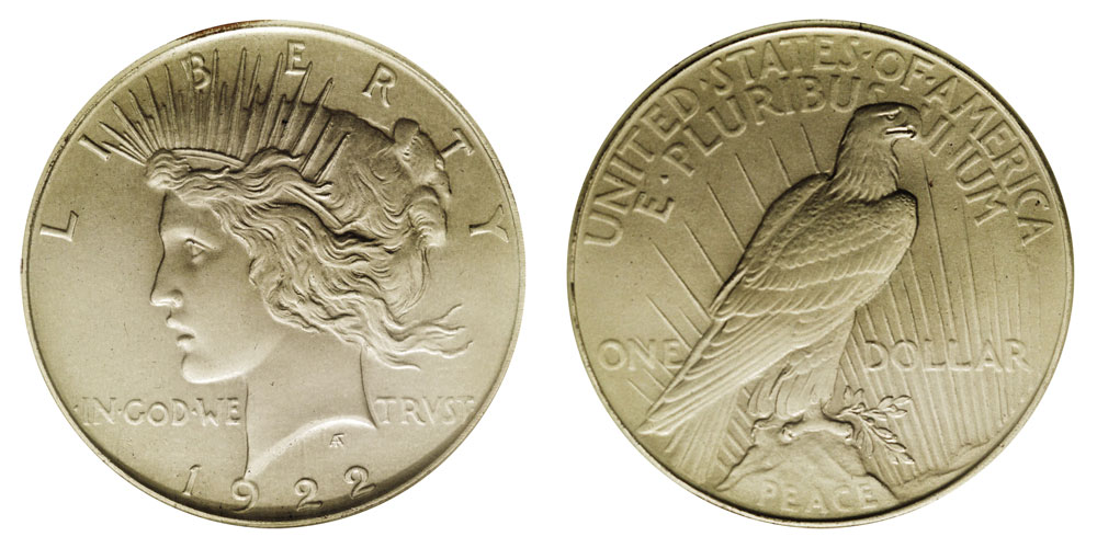 1921 Peace Silver Dollar Value Chart