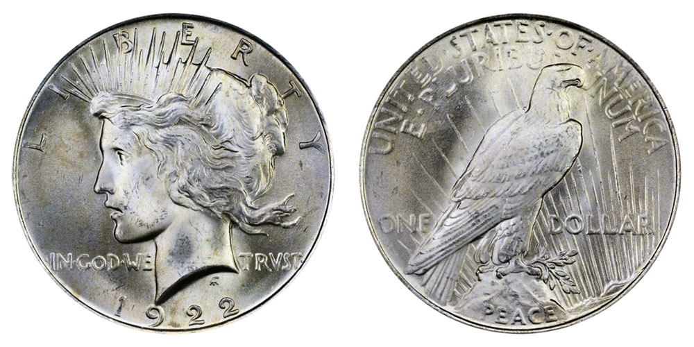 1922 Liberty Silver Dollar Value Chart