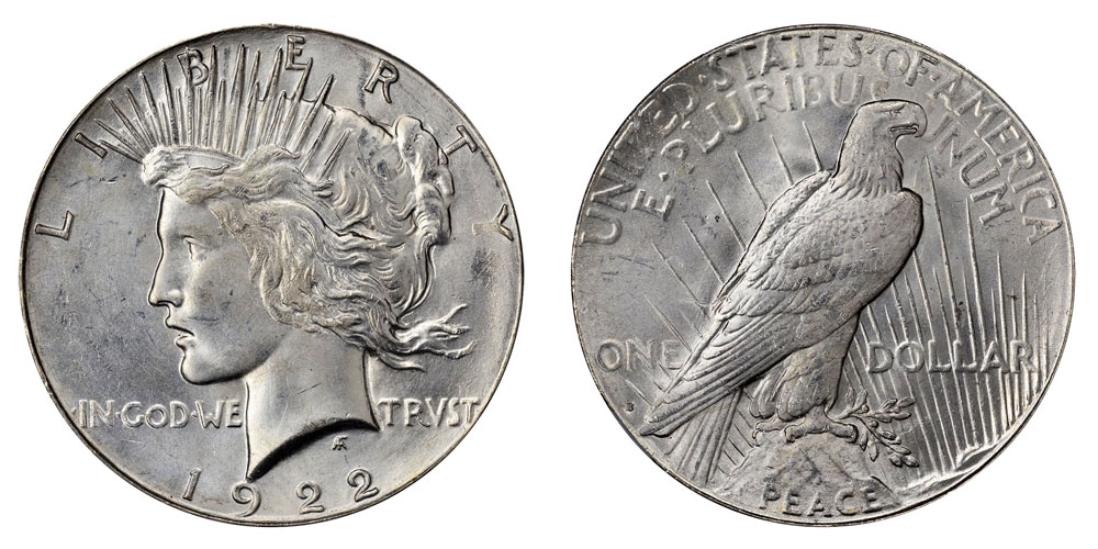 1922 Liberty Silver Dollar Value Chart