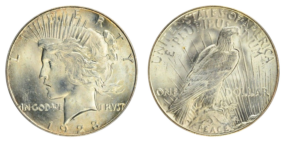1923 S Peace Silver Dollar Coin Value Prices, Photos & Info
