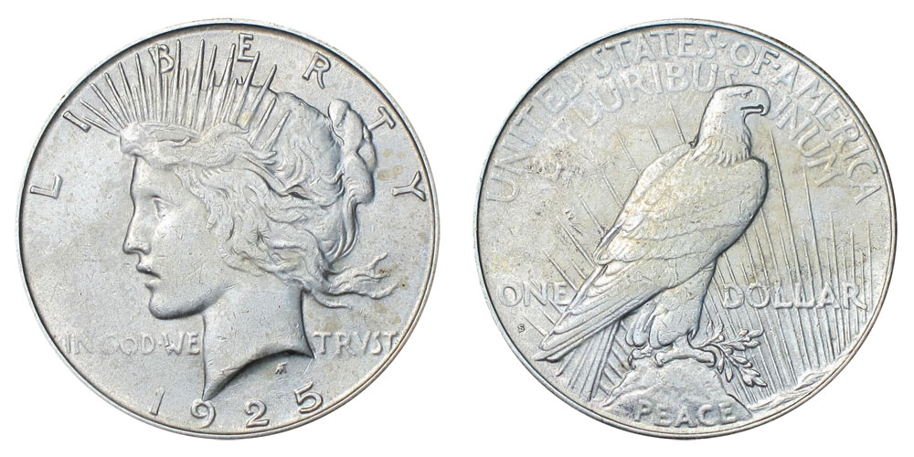 1925 Liberty Silver Dollar Value Chart