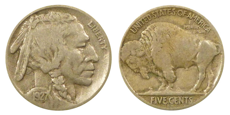 1927 / Indian Head Nickel Coin Value Prices, Photos &