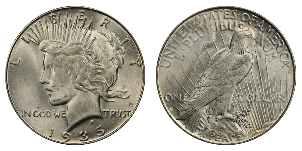 1935 Silver Half Dollar Value Chart