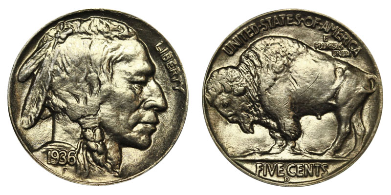 1936 Buffalo Nickel Value Chart