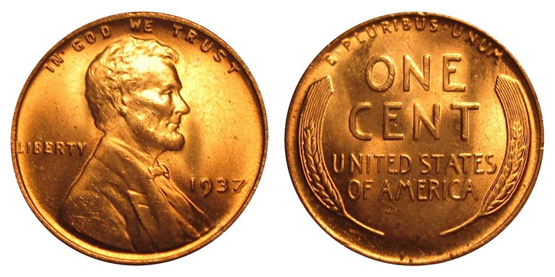 1937-D  LINCOLN WHEAT CENT #7
