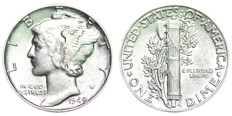 Mercury Dime Value Chart