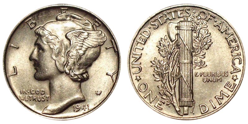 Mercury Dime Value Chart