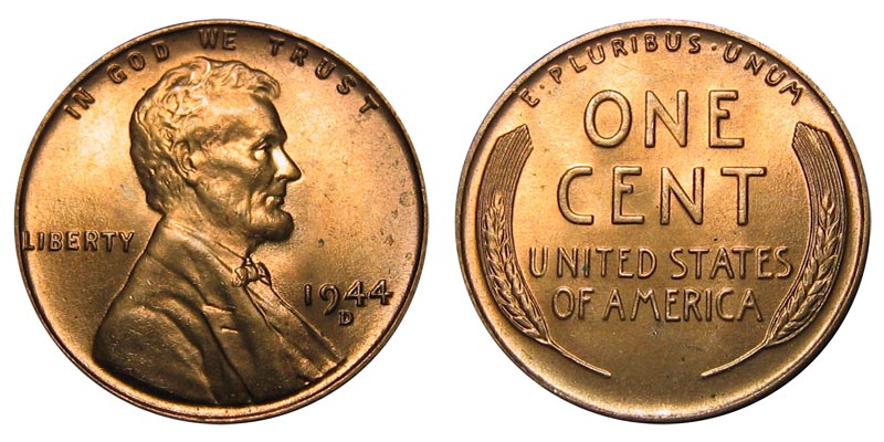 1944-D  LINCOLN WHEAT CENT #2 