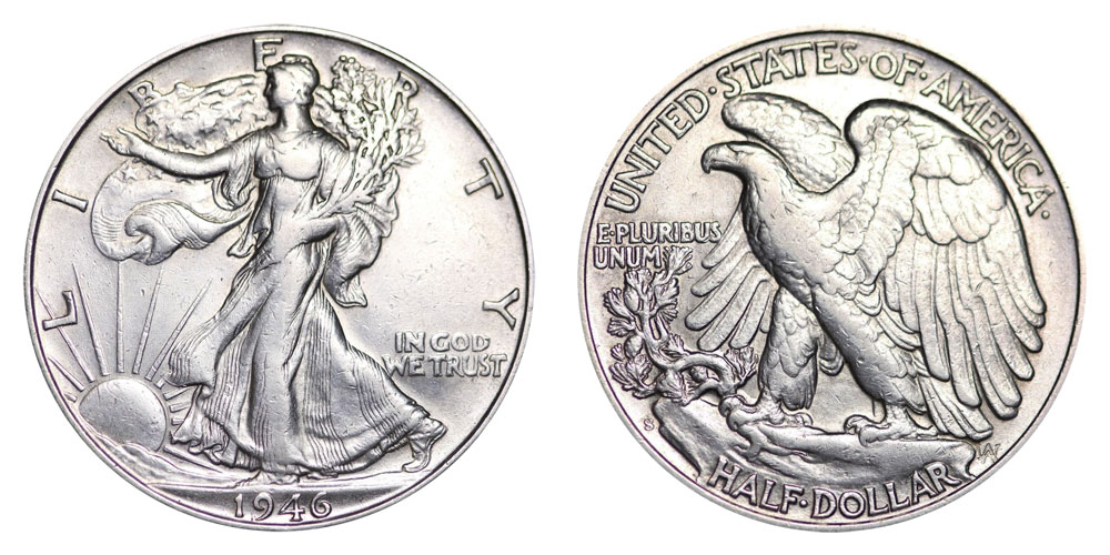 1946 silver dollar coin value