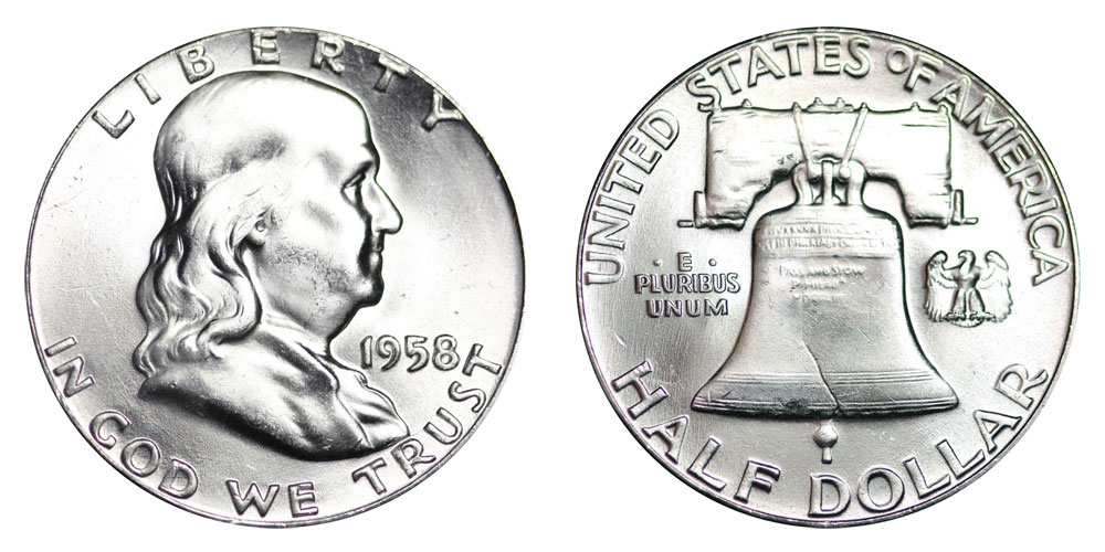 1958 Half Dollar Value Chart