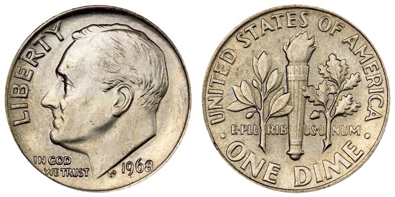 Eisenhower Dime Value Chart