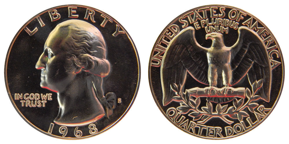 value of us liberty coins 1966