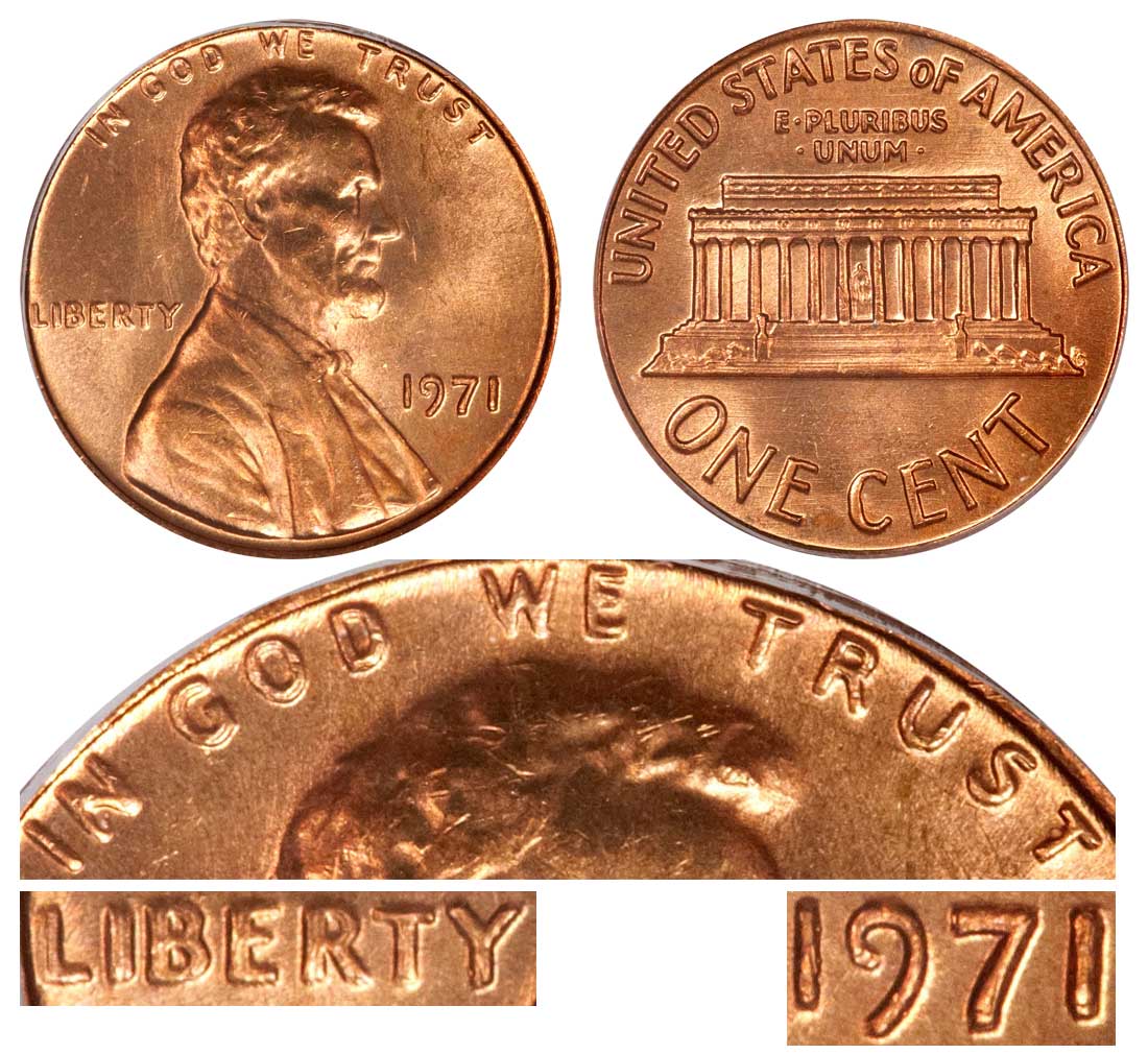UNCIRCULATED 1971 D  LINCOLN CENT ROLL
