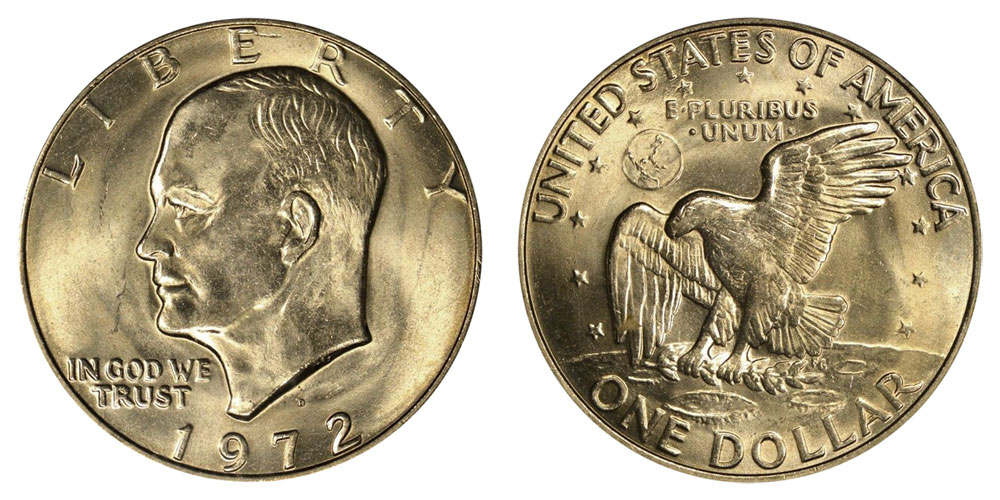1972 D Eisenhower Dollar Coin Value Prices Photos Info,Virginia Creeper Five Leaf Plant Identification