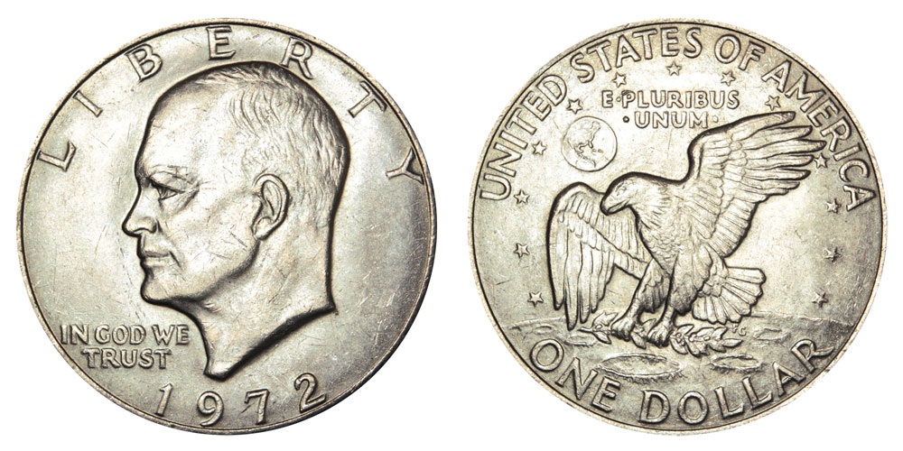 1972 eisenhower dollar