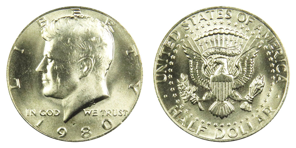 1980 d dollar coin value