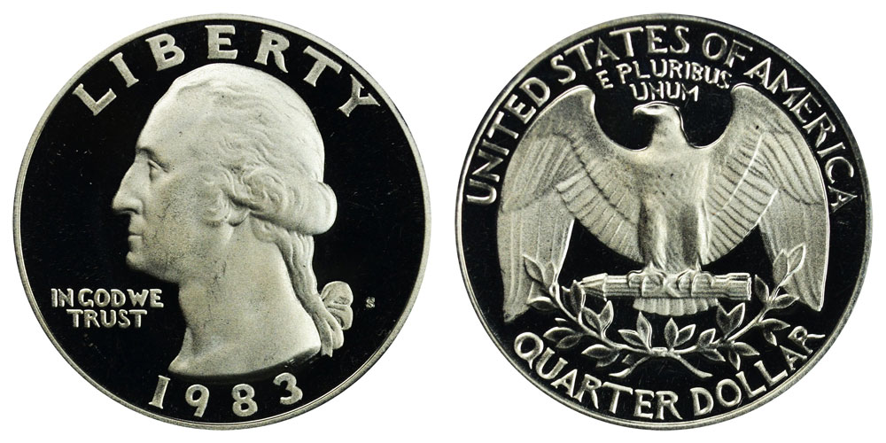 1983 S Proof Washington Quarter