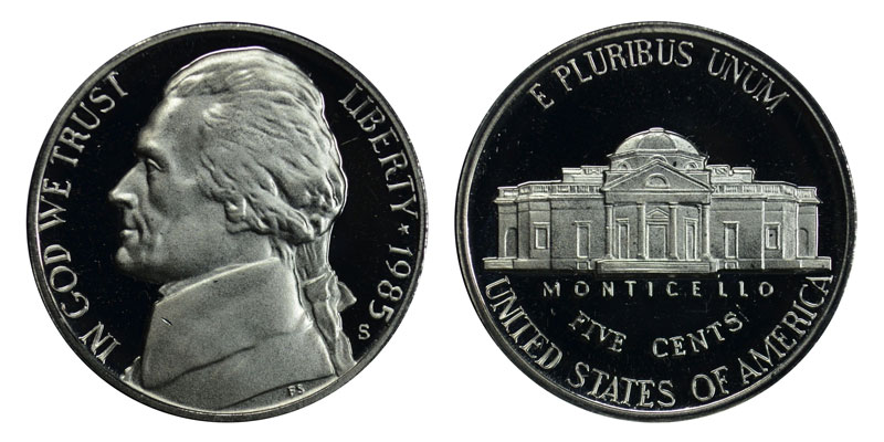 1983-S Jefferson Nickel Gem Proof Uncirculated 
