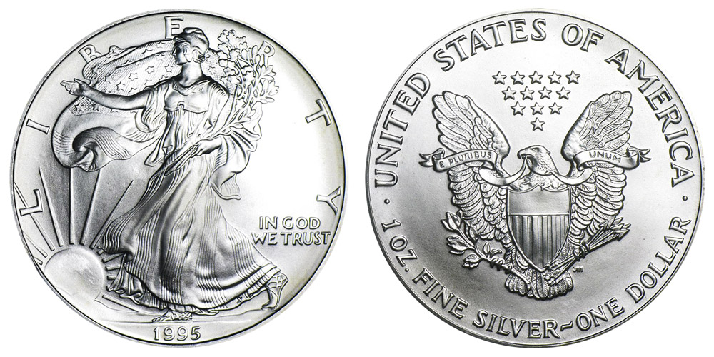 1995 Silver Dollar Value Chart