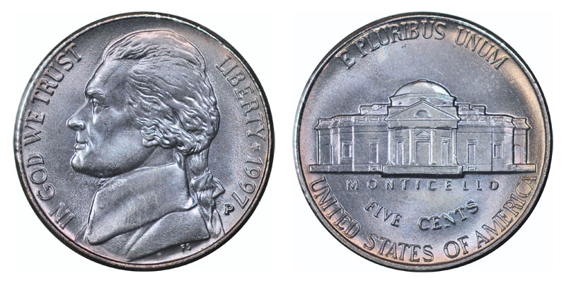 40 Coin Roll 1998 P Jefferson Nickel 