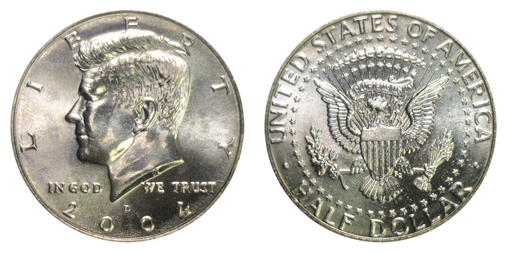2004-P 50C Kennedy Half Dollar Ch BU 