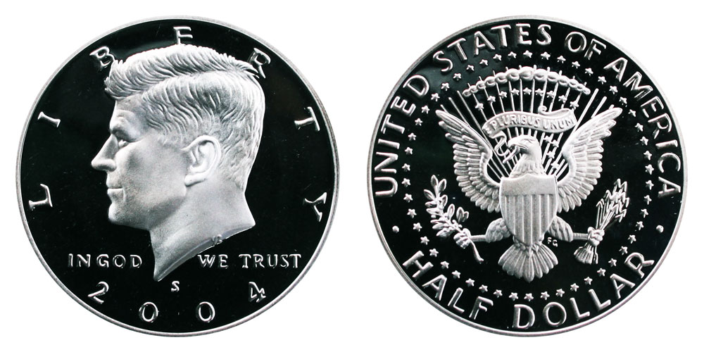 Mint Roll Coins 2004 P President Kennedy Half Dollar Fifty Cent Coin Money U.S 