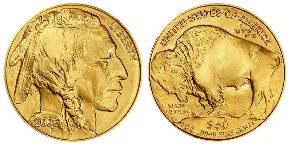 1 oz. Gold American Buffalo, 24k Gold Buffalo Coin