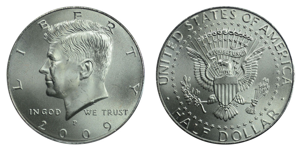 Mint roll Money 2009 P&D President Kennedy Half Dollar Fifty Cent Coin U.S 