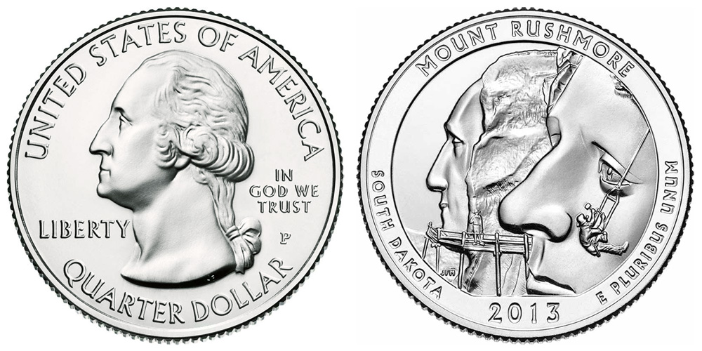 Mount Rushmore Quarter