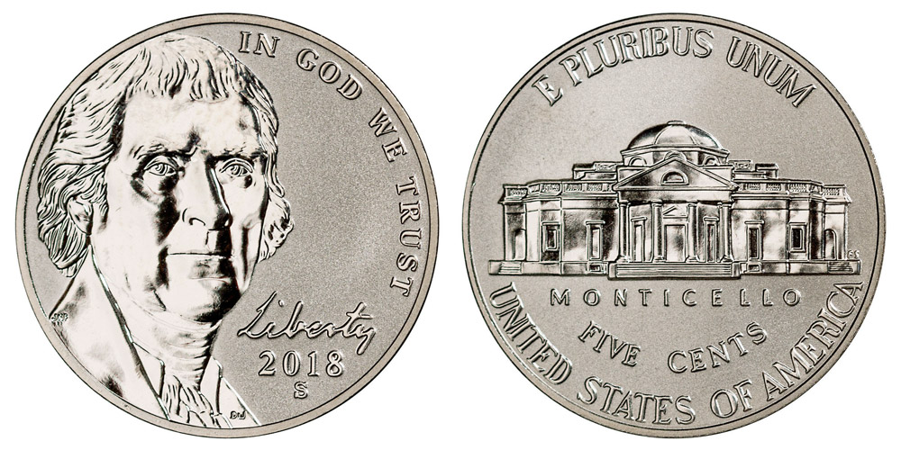 Jefferson 5c Proof Nickel Run 11 Proof Coins 2008-S-2018-S Cameo PF. Gem Deep 