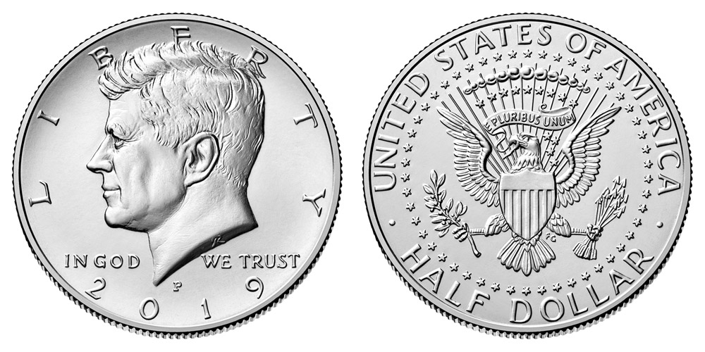 1988 P&D Kennedy Half Dollar Set AU/BU Clad no Silver US 50 Cent Quarter Mint 