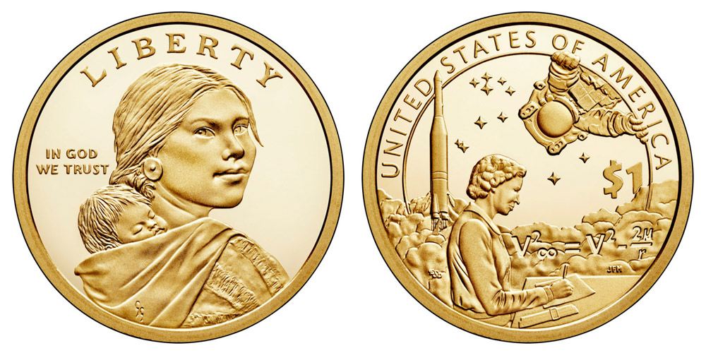 2009 Sacagawea Sac Dollar 2 Sided 1 Coin 