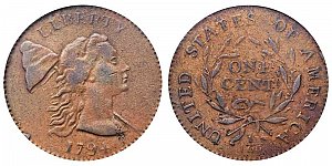 <b>1794 Liberty Cap Large Cent: Head of 1793