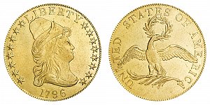 <b>1796 Turban Head Gold $10 Eagle