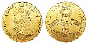 <b>1797 Turban Head Gold $10 Eagle: Small Eagle