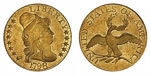 <b>1798 Turban Head Gold $5 Half Eagle